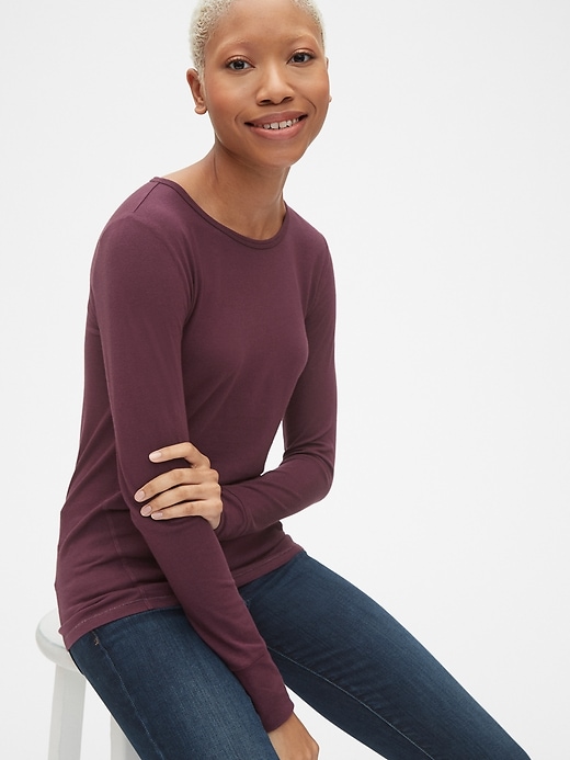 Featherweight long sleeve knit 2025