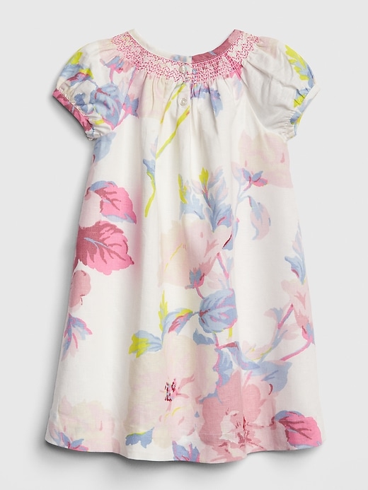 Image number 2 showing, Toddler Floral Puff-Sleeve Dress