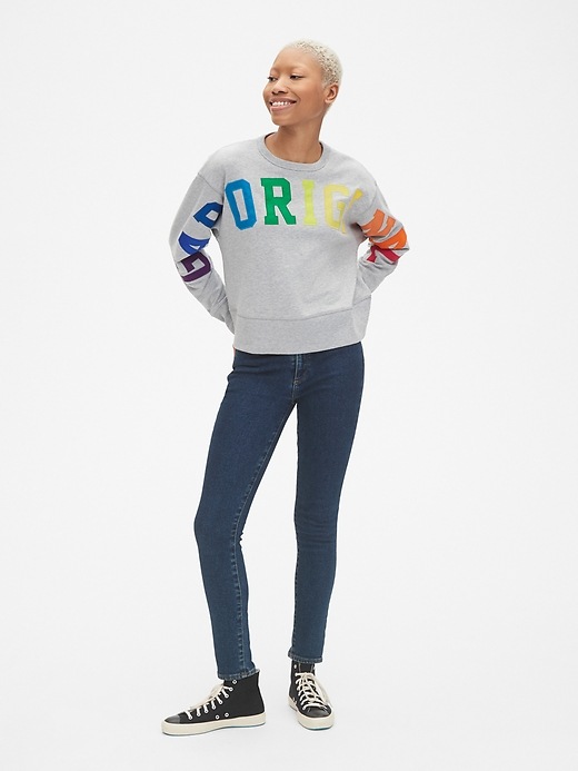 Image number 3 showing, Gap Originals Pullover Sweatshirt in French Terry