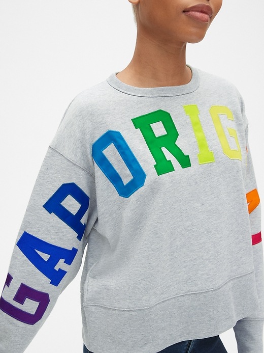 Image number 5 showing, Gap Originals Pullover Sweatshirt in French Terry