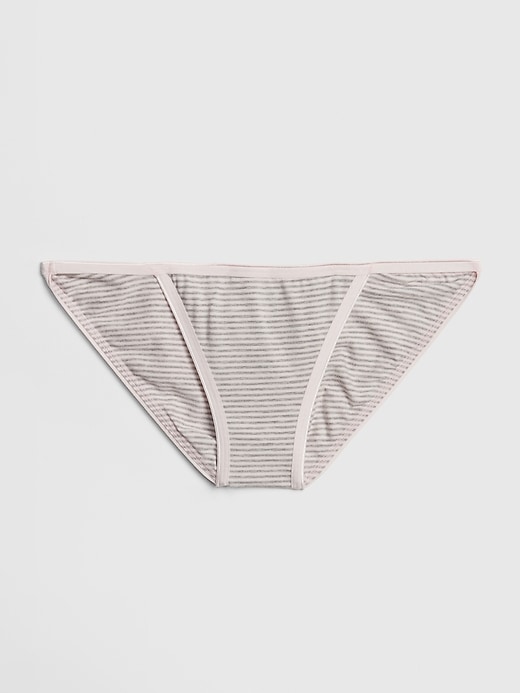 View large product image 1 of 1. Stretch Cotton String Bikini