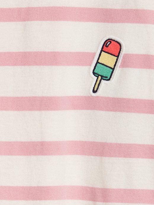 Image number 4 showing, Kids Colorblock Stripe Ice Cream Top