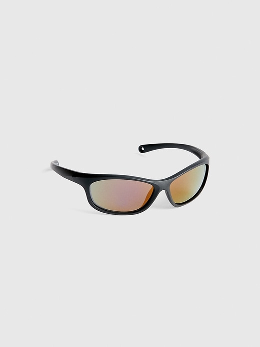 View large product image 1 of 1. Kids Sporty Wrap Sunglasses