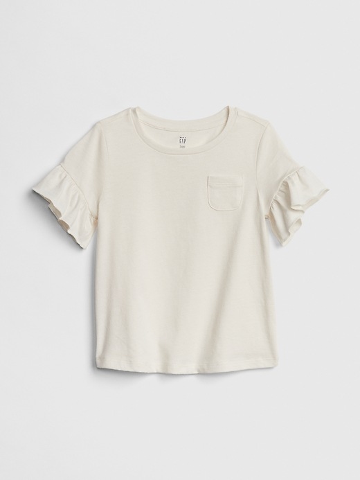 Image number 1 showing, Toddler Ruffle Short Sleeve T-Shirt