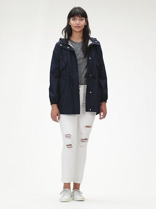 Gap rain sales jacket women's