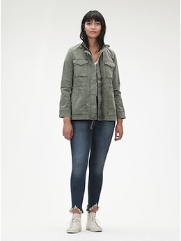 Gap garment dyed utility jacket sale