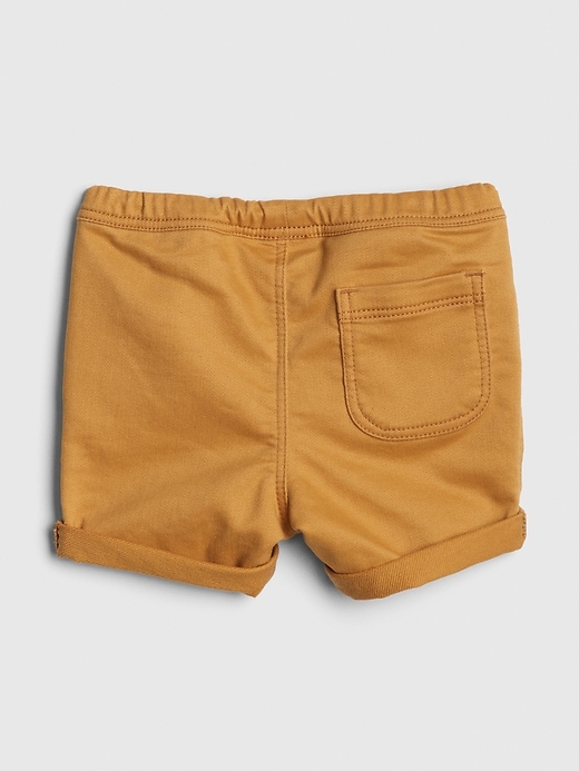 Image number 2 showing, Baby Pull-On Denim Shorts In Color