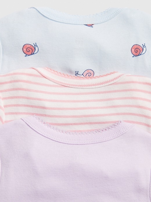 Image number 2 showing, Baby Snail Bodysuit (3-Pack)