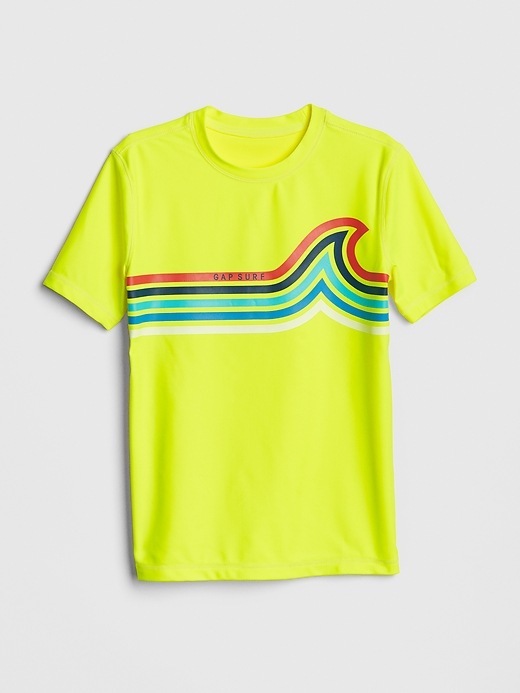 Kids Graphic Short Sleeve Rash Guard Gap