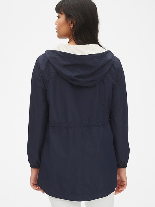 Gap rain jacket women's discount