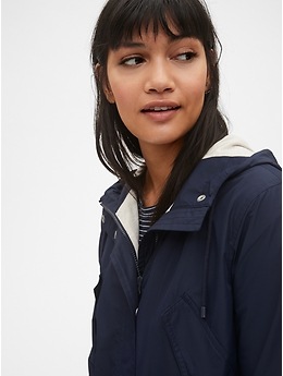 Hooded Rain Jacket Gap