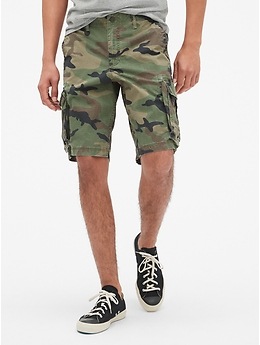 womens cargo shorts gap
