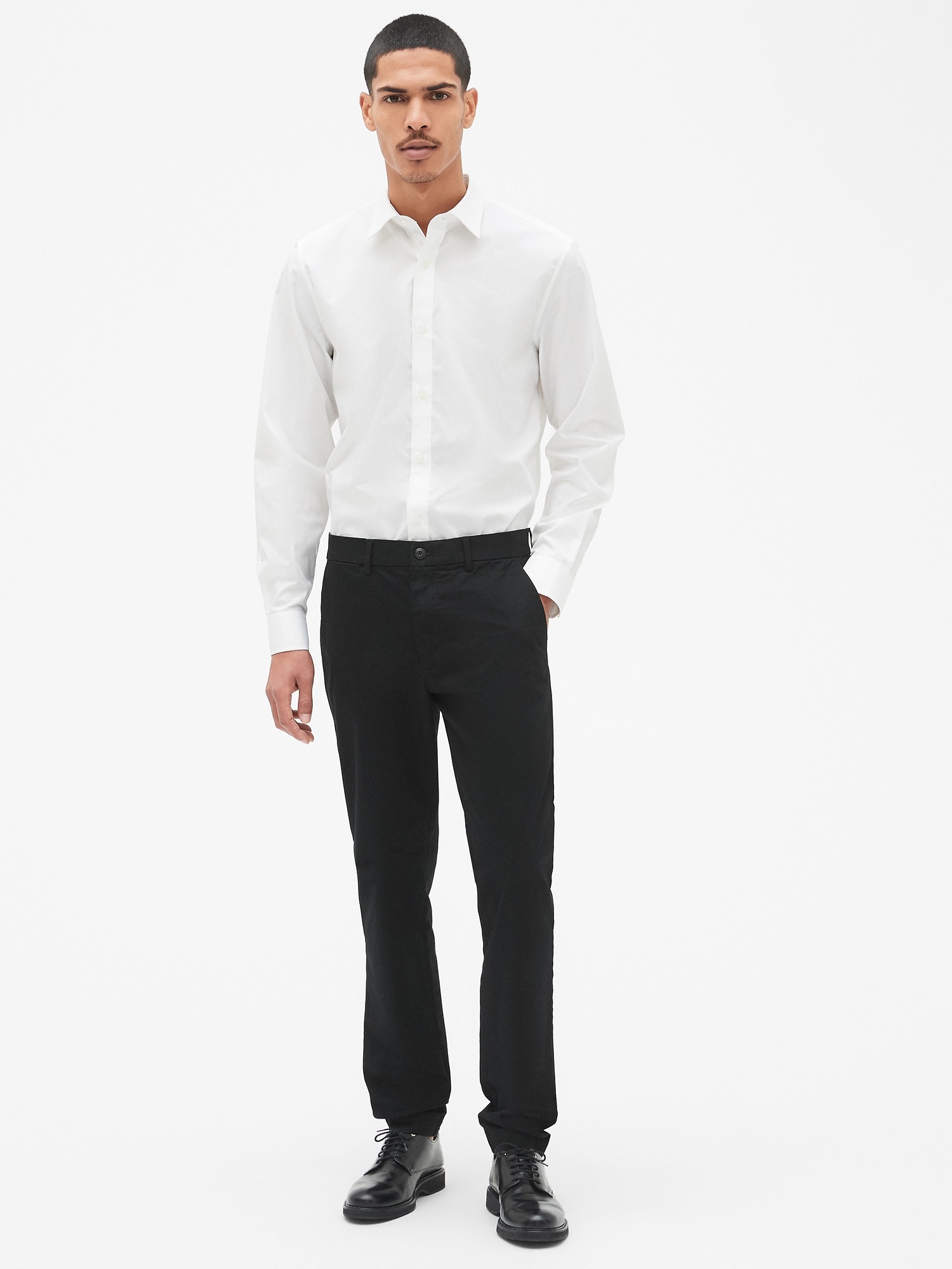 gap khakis lived in slim stretch