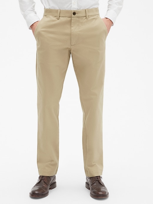 gap khakis lived in slim stretch