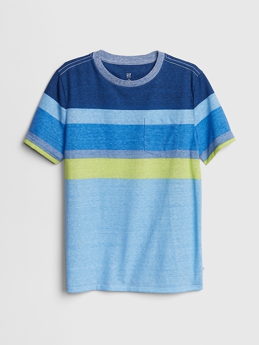 Image number 1 showing, Kids Chest-Stripe Pocket T-Shirt