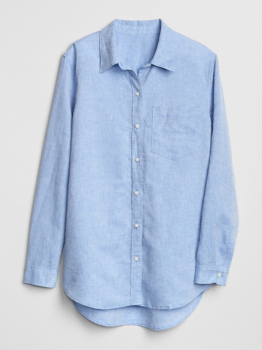 Image number 6 showing, Boyfriend Shirt in Linen