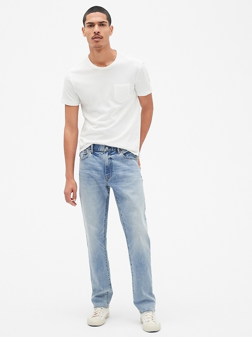 Image number 3 showing, Straight Jeans with GapFlex