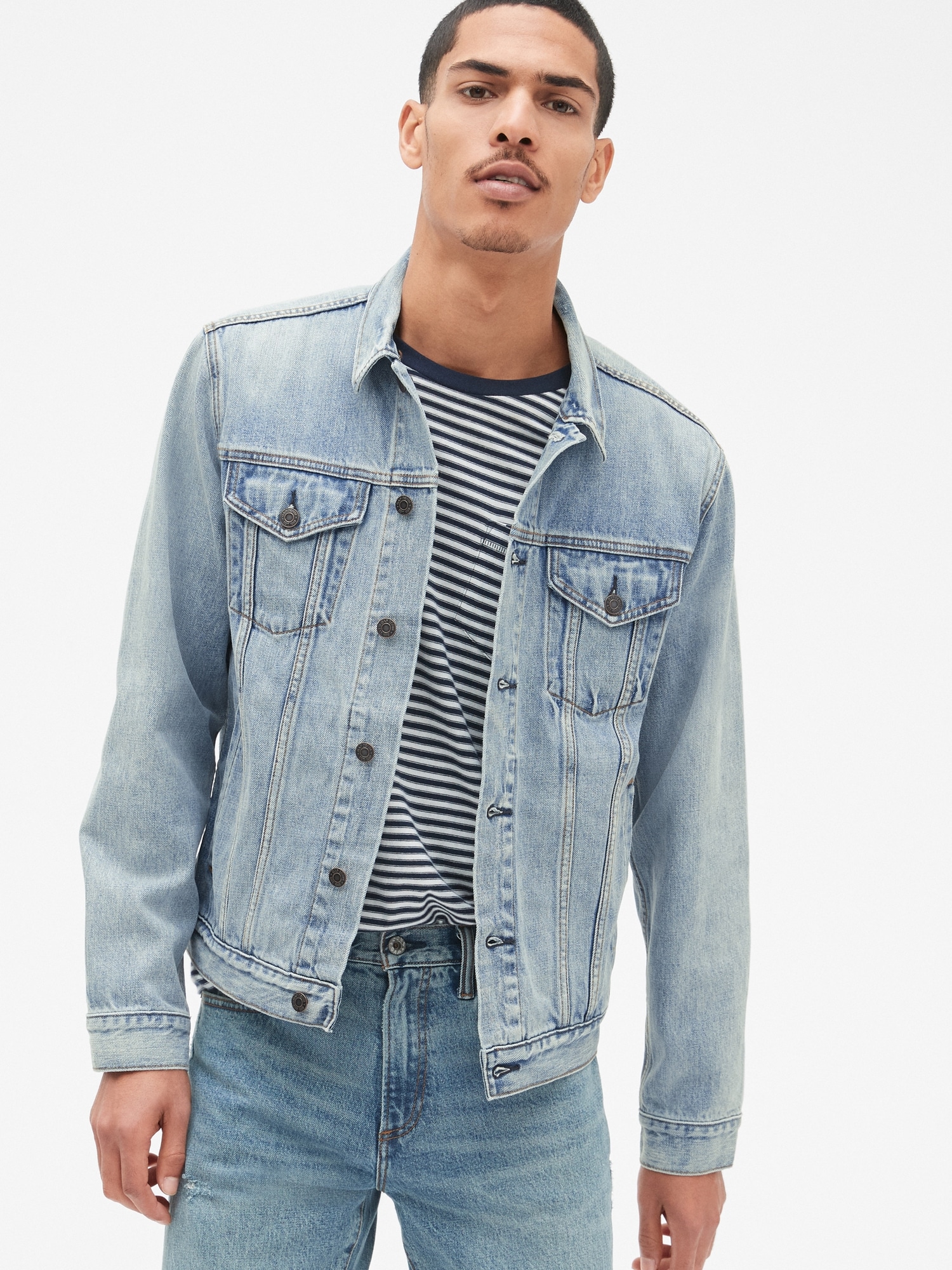 gap denim jacket mens