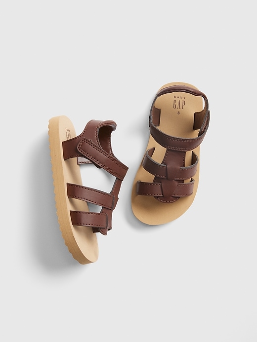 View large product image 1 of 1. Toddler Strappy Sandals