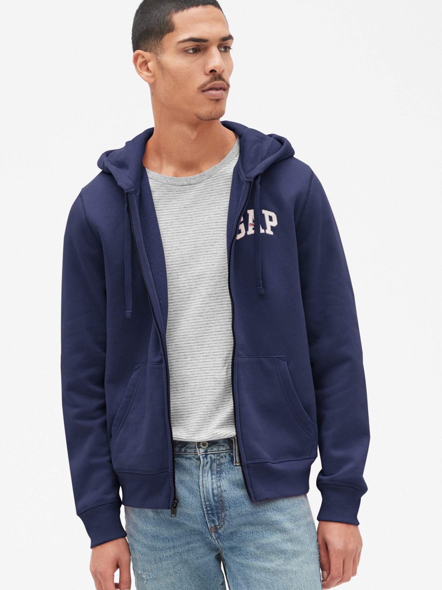 Gap Logo FullZip Hoodie Gap