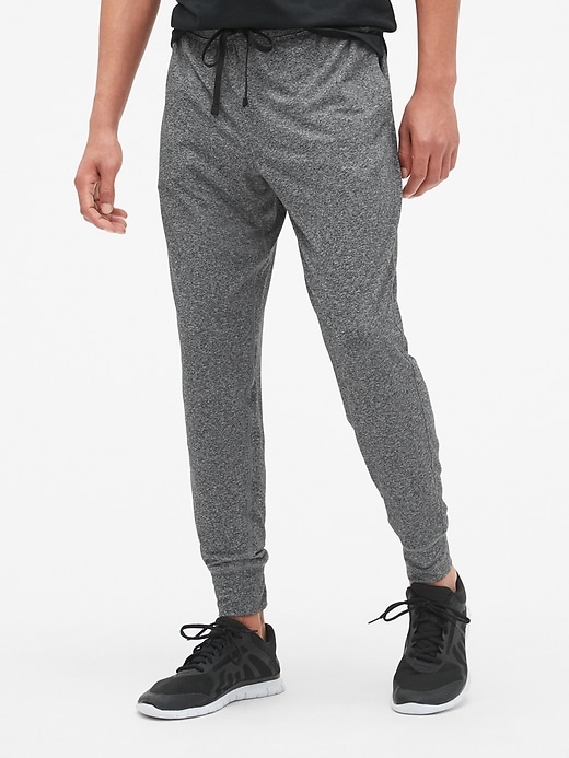 View large product image 1 of 1. Gapfit Brushed Tech Jersey Jogger