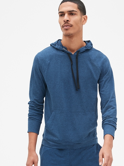 1 of 8 showing, with the color navy heather of product BRSH JRS LS HD