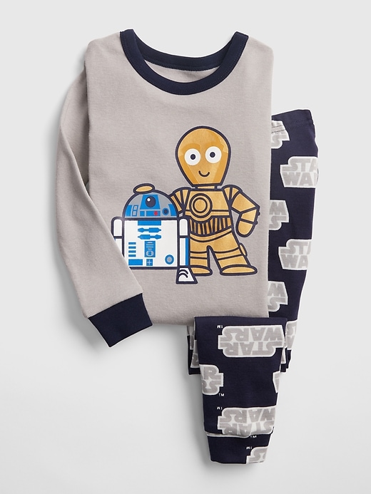 1 of 8 showing, with the color silver of product babyGap &#124 Star Wars™ PJ Set