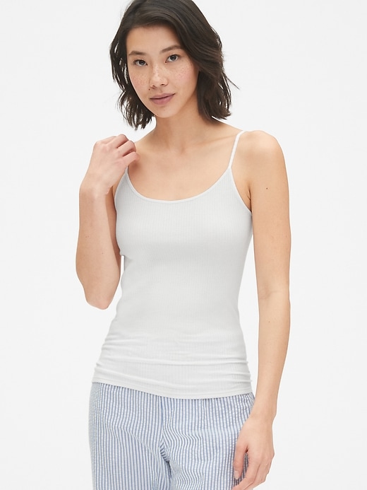 Image number 1 showing, First Layer Essentials Ribbed Cami