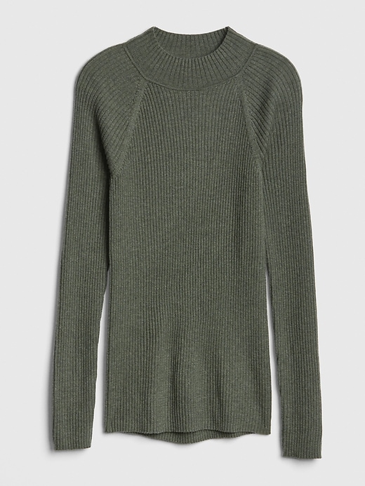 Image number 6 showing, True Soft Ribbed Mockneck Pullover Sweater