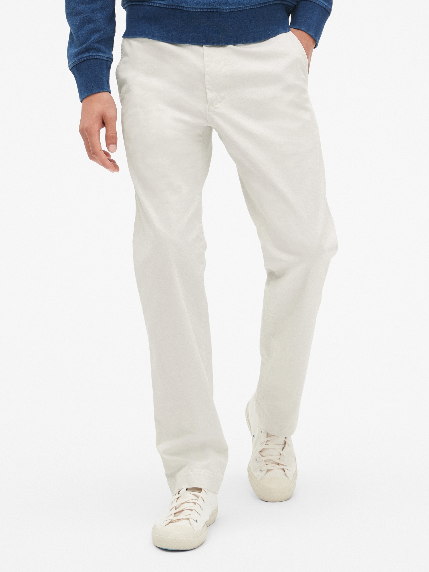 vintage khakis in straight fit with gapflex