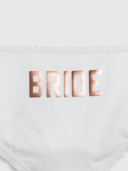 Image number 3 showing, Bridal Stretch Cotton Hipster