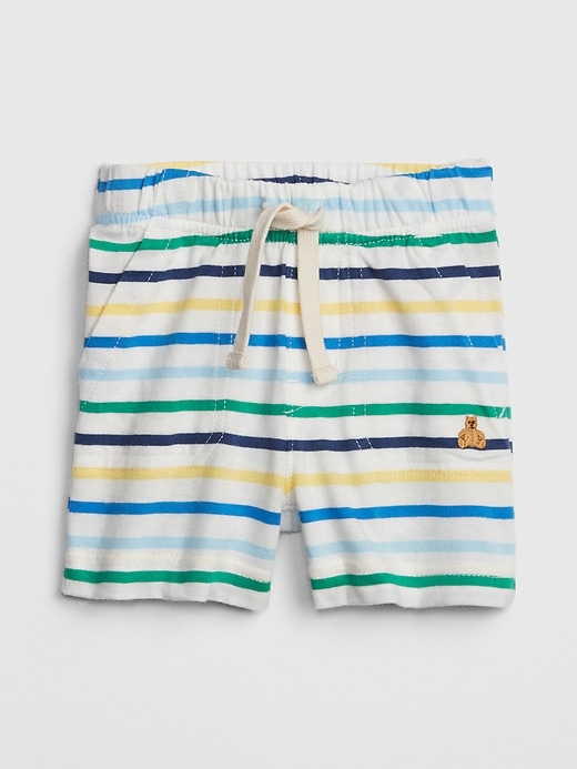 Image number 1 showing, Baby Stripe Pull-On Shorts