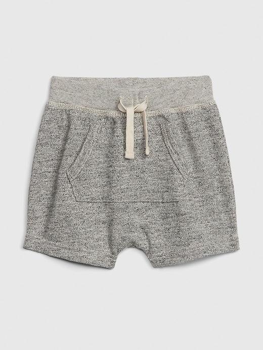 Image number 1 showing, Baby Marled Pull-On Shorts