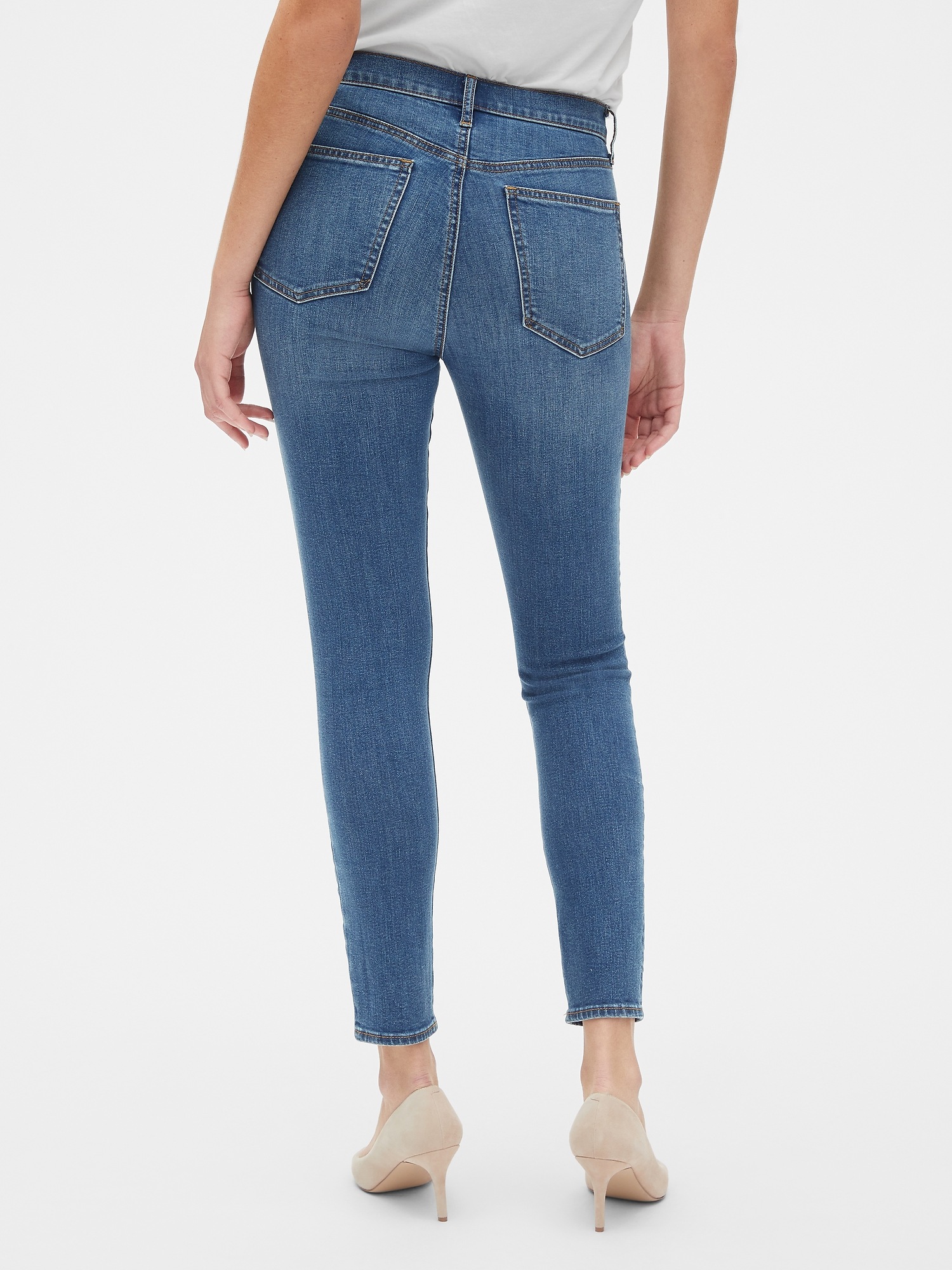 gap high waisted jeans