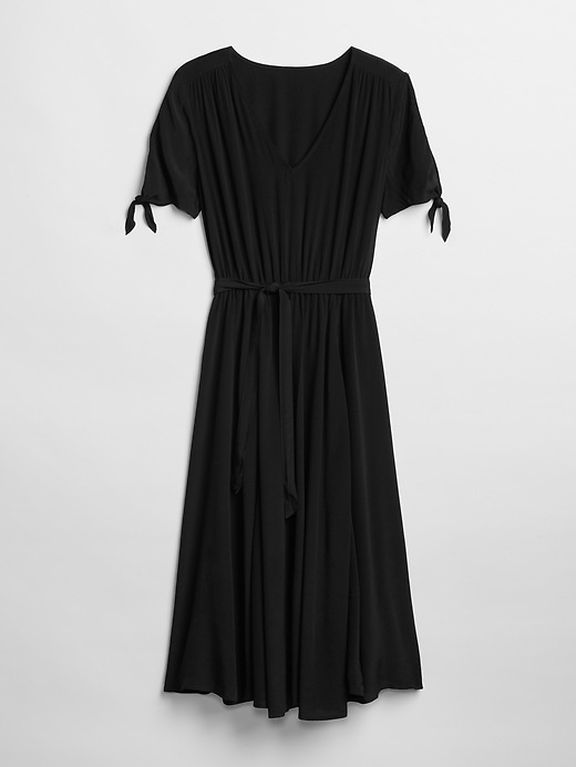 Image number 6 showing, Tie-Sleeve Midi Dress