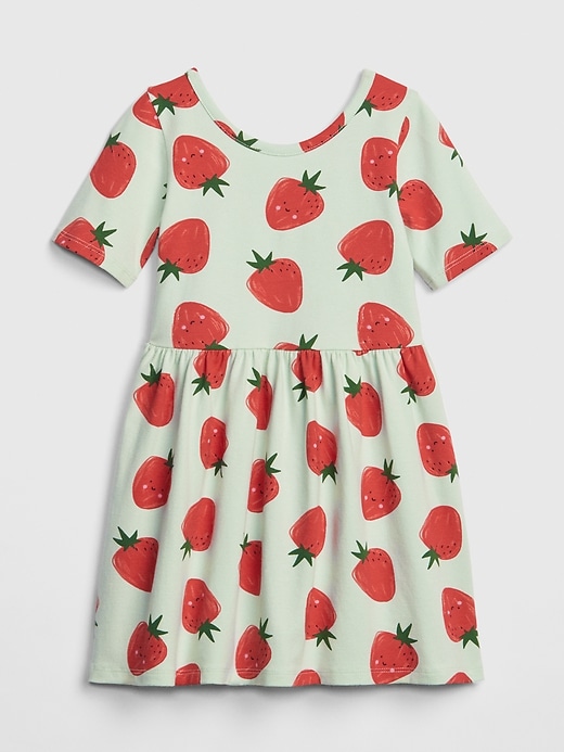 View large product image 1 of 1. Toddler Print Fit And Flare Dress