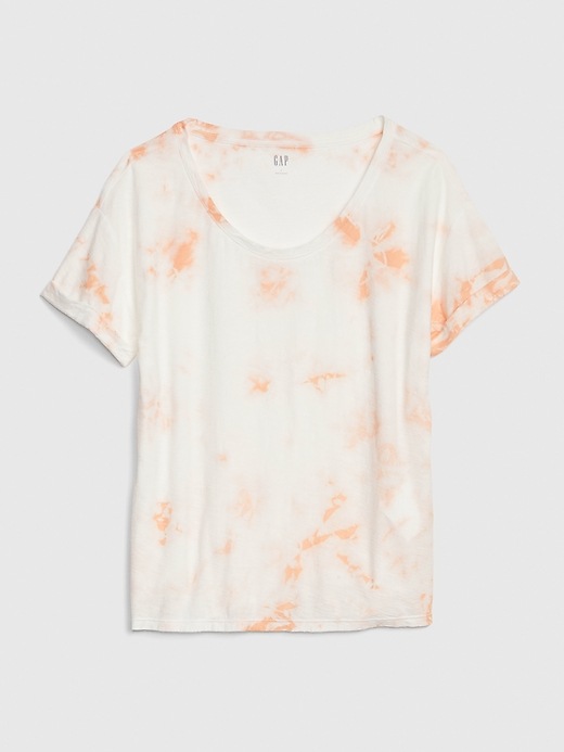 Image number 6 showing, Relaxed Slub Tie-Dye T-Shirt