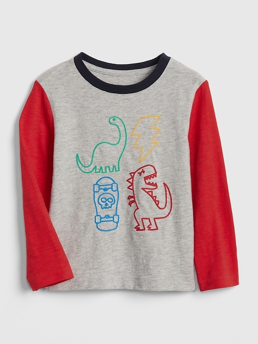 View large product image 1 of 3. Toddler Graphic Long Sleeve T-Shirt