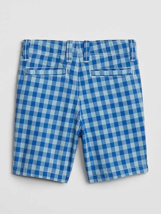 View large product image 2 of 3. Toddler Plaid Khaki Shorts