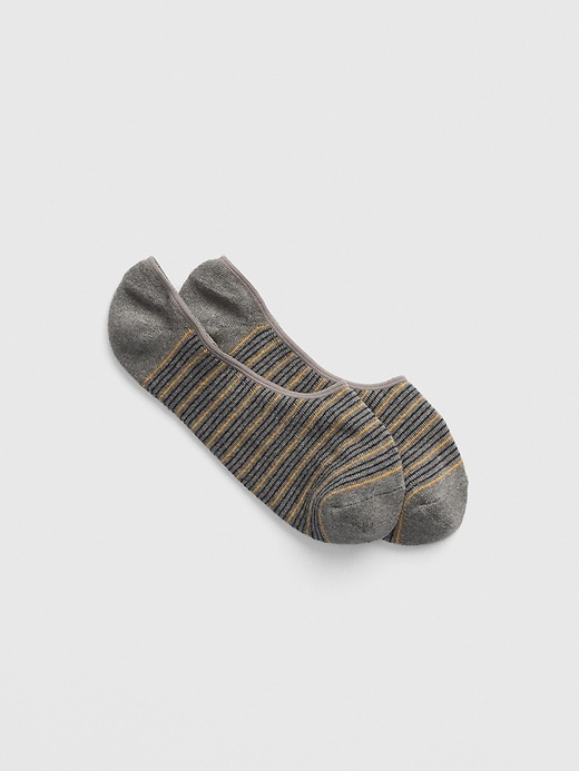 View large product image 1 of 1. Stripe No-Show Socks