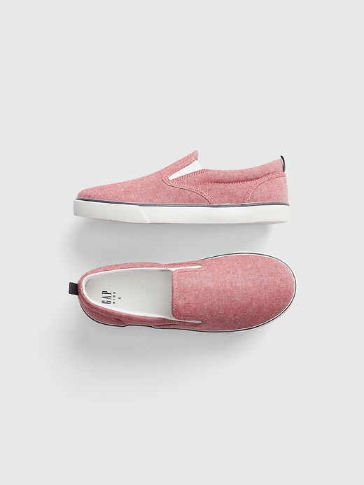 View large product image 1 of 1. Kids Oxford Slip-On Sneakers