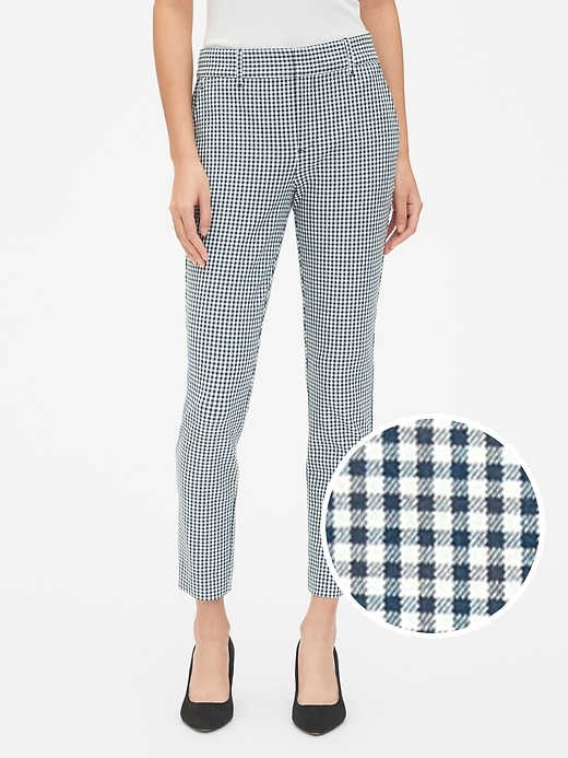 Gap Plaid Skinny Ankle Pants Gap Plaid Skinny Ankle Pants