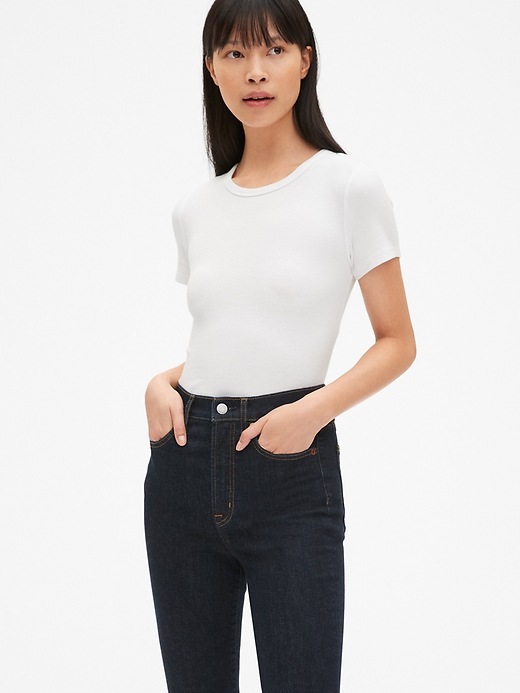Image number 5 showing, Sky High True Skinny Jeans with Secret Smoothing Pockets