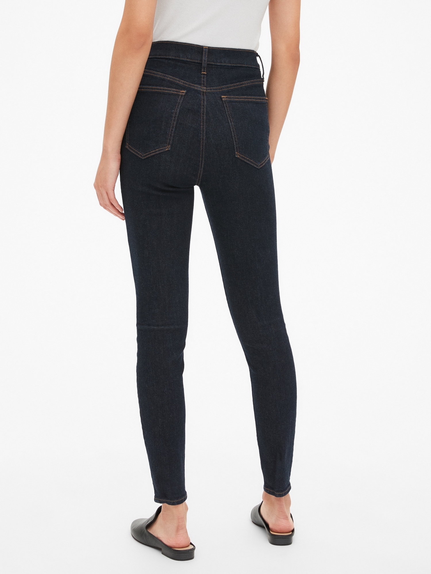 gap true skinny super high rise jeans