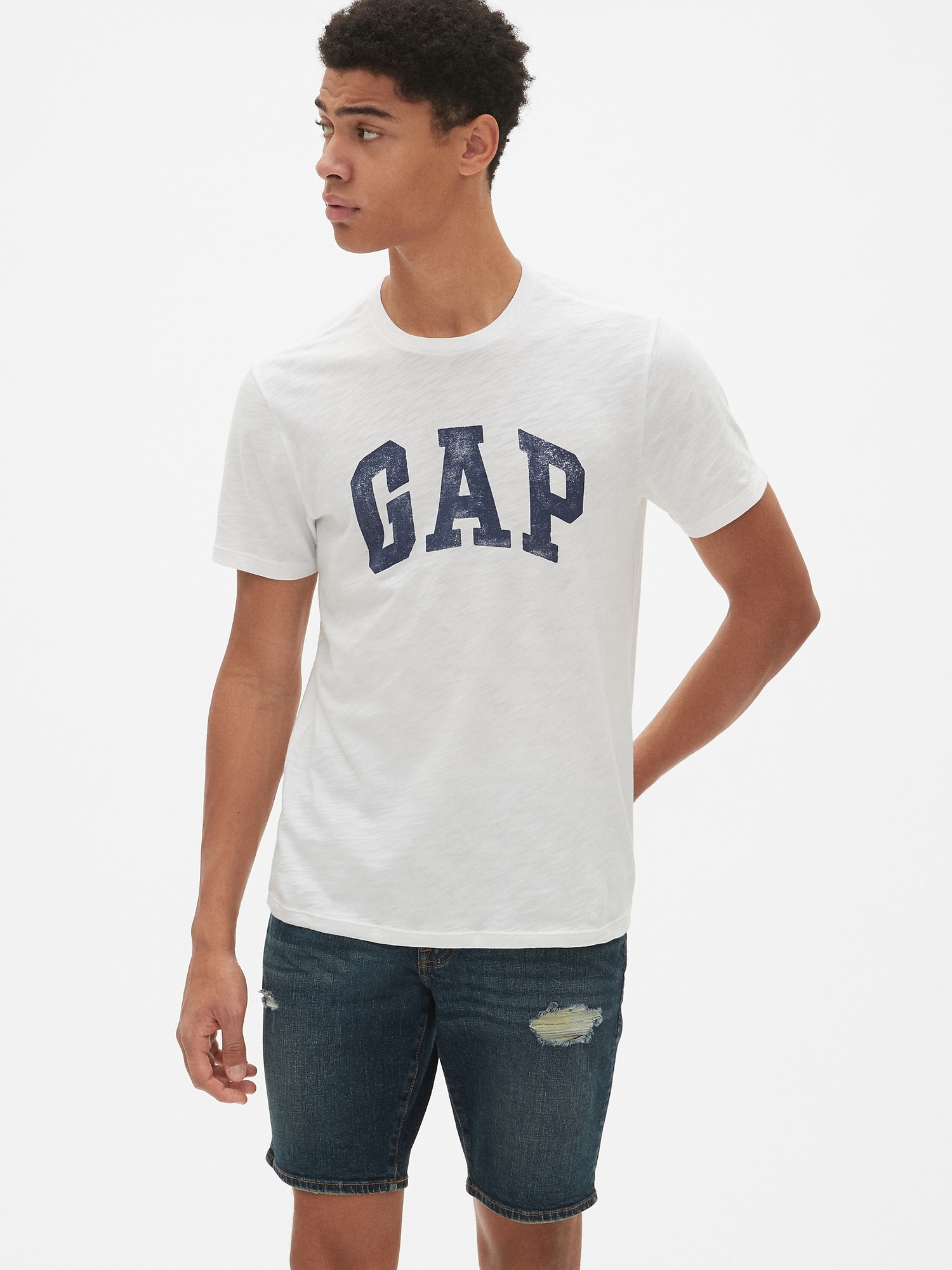 Vintage Slub Jersey Logo Crewneck T-Shirt | Gap
