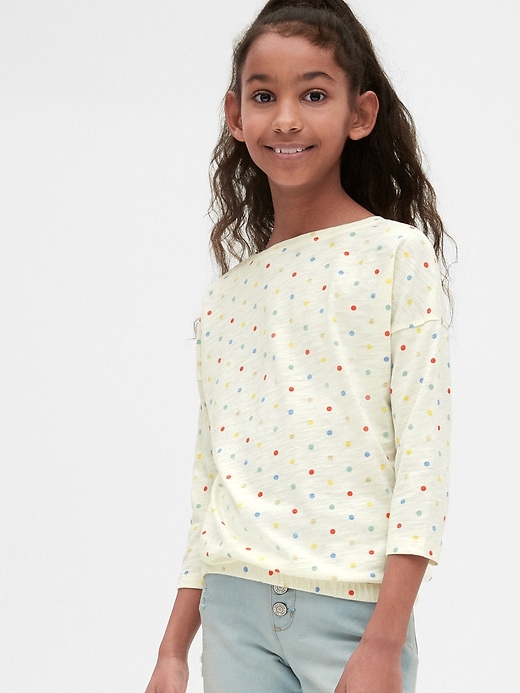 Image number 2 showing, Kids Three-Quarter Sleeve Top