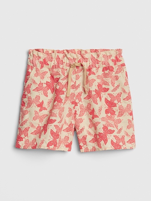 Image number 2 showing, Kids Ruffle Shorts In Linen