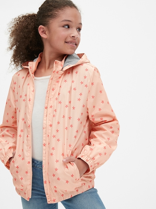 2 of 8 showing, with the color willow pink of product Kids Star Windbuster