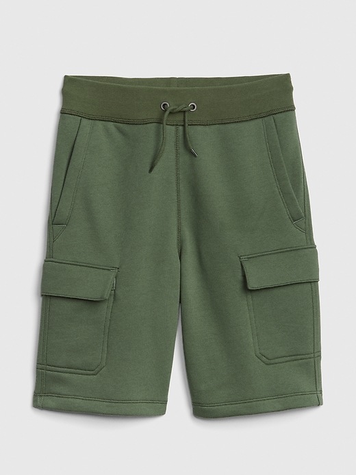 View large product image 1 of 1. Kids Pull-On Cargo Shorts in Fleece