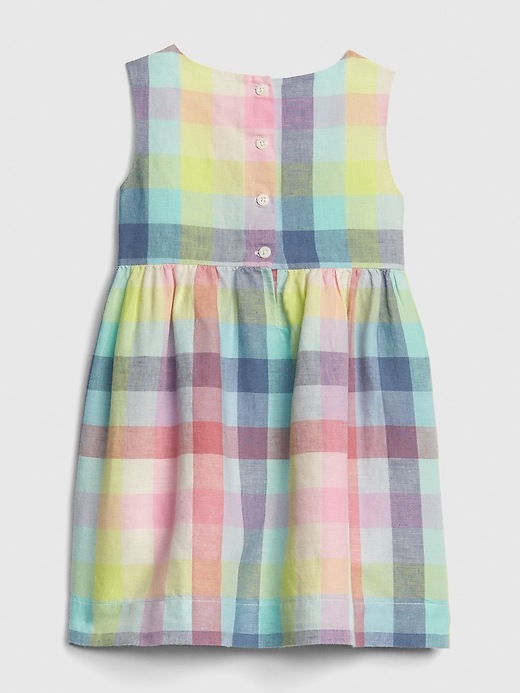 Image number 2 showing, Toddler Plaid Fit And Flare Dress